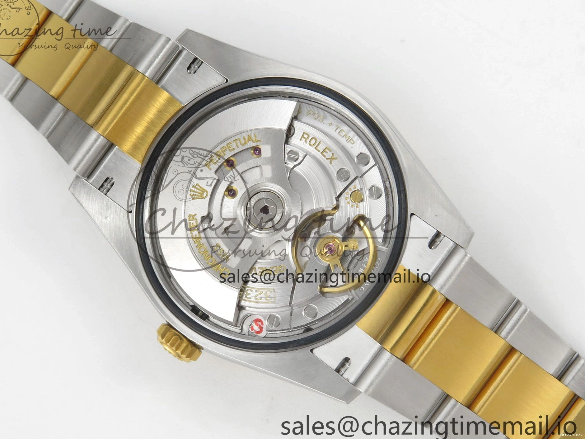 0101 TravelReady DateJust 36 SS YG ARF 1:1 Best Edition 904L Steel White Dial YG Roman on Oyster Bracelet SH 99